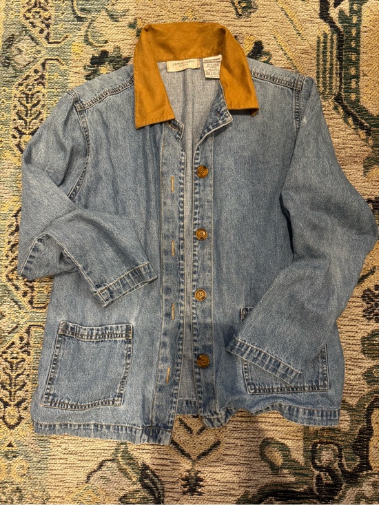 Vintage Jackets & Blazers - Vintage Jean jacket with suede collar
